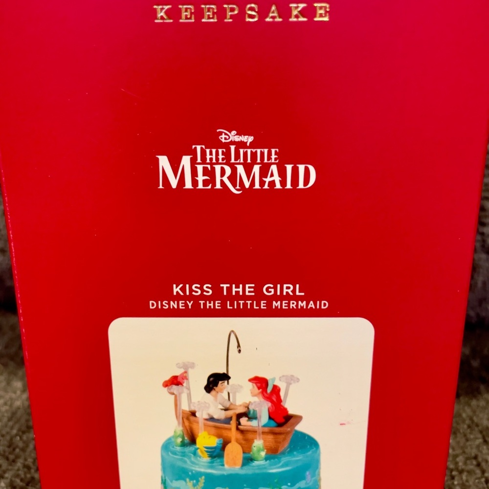 NIB Hallmark Keepsake Ornament: Disney’s The Little Mermaid-Kiss the Girl